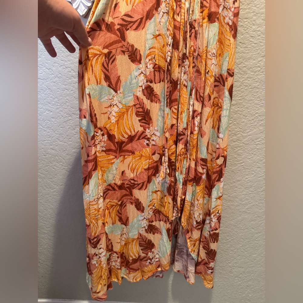 Rip Curl Tropical Faux-Wrap Maxi Dress - Picture 5 of 10